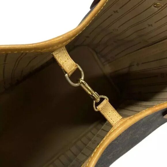 100% Authentic LOUIS VUITTON Neverfull MM Monogram Tote Bag - Picture 9 of 14